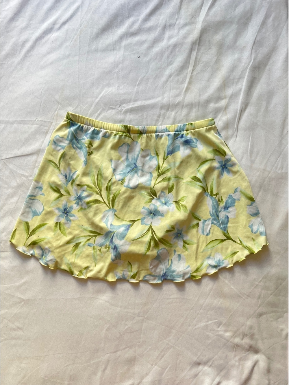 Vintage Floral Swim Skirt